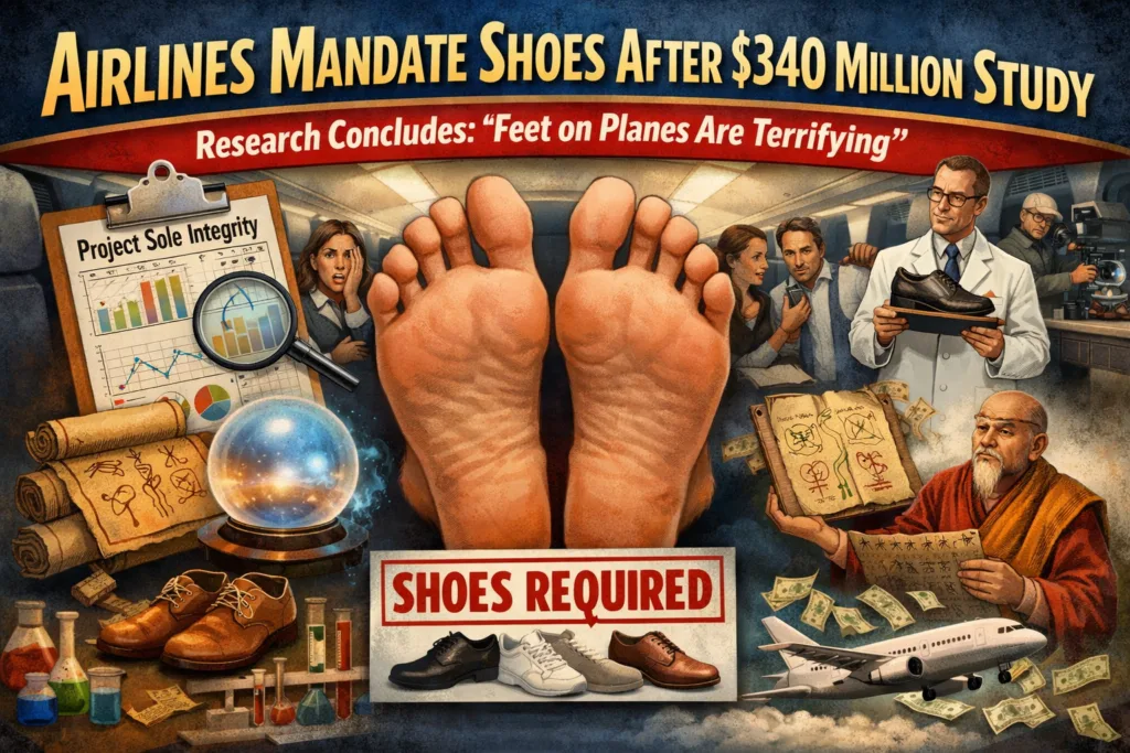 shoes required on airlines